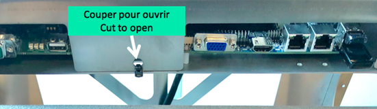 Couper pour ouvrir  Cut to open